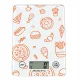 Electronic Glass Kitchen Scale 5 kg / 1 g with Tare Function and LCD Display