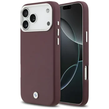 BMW Sign Full Wrapped Metal MagSafe Case for iPhone 17 Pro Max, Red