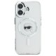 Karl Lagerfeld iPhone 16 Case IML Metal Karl Head MagSafe, White