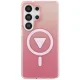 Guess IML Gradient Triangle MagSafe Case for Samsung Galaxy S26 Ultra, Pink