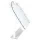 Cosmetic Makeup Mirror with 9 LED Bulbs and Touch Control, White
