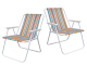 Folding Camping and Beach Chair Lightweight Portable, Multicolored