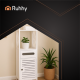 Ruhhy 00025763 Bathroom Cabinet with Toilet Paper Holder, White