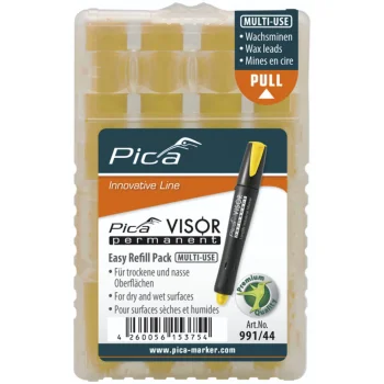 Marker Refills Pica VISOR permanent 991/44, 10 x 85 mm, Yellow