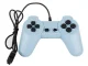 Retro TV Video Game Console with 2 Controllers and Gun (9999 Games), Blue