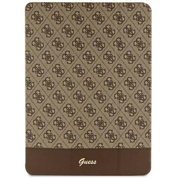 Guess iPad Pro 12.9" Wallet Case 4G Stripe Allover, Brown