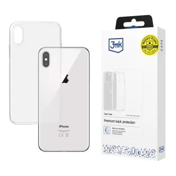 3Mk Protection Clear Case for iPhone Xs Max, Transparent