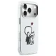 Karl Lagerfeld Karl & Choupette Back MagSafe Case for iPhone 17 Pro, Clear