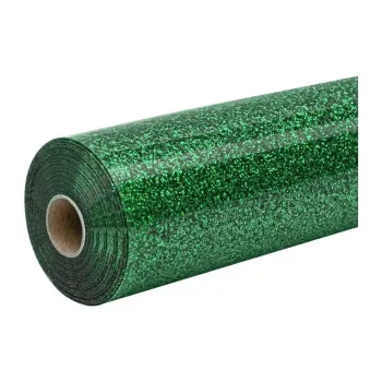 HTVRONT Glitter Heat Transfer Film, 30.5 cm x 90 cm, Green