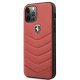 Ferrari FEHQUHCP12MRE iPhone 12/12 Pro red/red hardcase Off Track Quilted