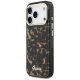 Guess IML Script Metal MagSafe Phone Case Cover iPhone 17 Pro - Black and Brown