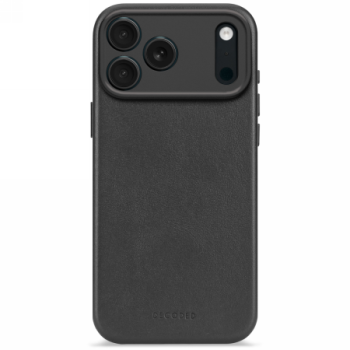 Decoded Leather Backcover MagSafe Phone Case Cover iPhone 17 Pro Max - black