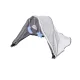 Foldable Travel Baby Cot Playpen with Changing Table and Mattress, Grey/White