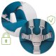Nukido Belo 700505 High Chair and Bouncer, Dark Blue