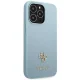 Guess Saffiano 4G Small Metal Logo Case for iPhone 13 Pro Max - Blue