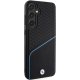 BMW Samsung Galaxy S24+ Case Signature Leather Textured & Line MagSafe, Black