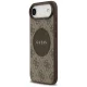 Guess 4G Circle Classic Logo MagSafe Case for iPhone Air Brown
