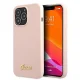 Guess Silicone Script Case for iPhone 13 Pro Max, Light Pink