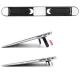 Foldable plastic laptop stand, white