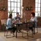 Modernhome NORD-BC Kitchen / Desk Table 120x60 cm, Black
