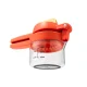 Joseph Joseph JuiceMax Plus Citrus Press with Measuring Cup 300ml, Orange