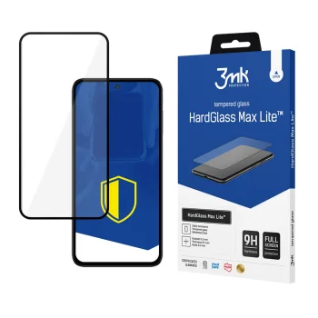 3mk HardGlass Max Lite Tempered Glass for Samsung Galaxy M35 5G, Black