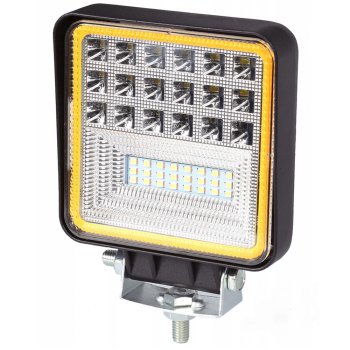 CREE 42 LED darba lukturis 126 W 10–30 V, melns