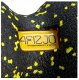 4FIZJO Hard Massage Double Fascia Ball for Yoga Fitness Therapy - 12cm, Black/Yellow