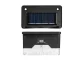 LED Solar Garden & Stair Lights, 4 Pcs, IP65, Black