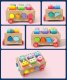 Wooden Shape Sorter Pull Along Toy with Blocks Jhtoy-550