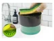 Dish Soap Dispenser with Sponge Holder, 500ml, Green