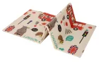 Double-sided foam pad for children, London Bus Forest 200x180 cm