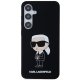 Karl Lagerfeld Samsung Galaxy S24+ vāciņš Silicone Ikonik, melns