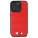 BMW iPhone 16 Pro Max Case M Perforated And Stitched Line MagSafe, Red