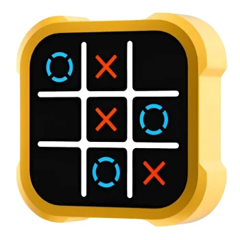 Electronic Tic-Tac-Toe Game 4-in-1, Yellow