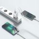 Tech-Protect C65W charger 2x USB-C PD 65W / USB-A QC 3.0 - white