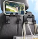 Double Car Headrest Hook for Bags and Clothes, Black