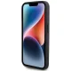 BMW iPhone 15 Pro Case Leather Carbon, Black