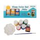 Color Paints for Glass, Ceramics and Porcelain, Set of 6 Pieces x 25ml