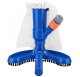 Compact Pool and Pond Bottom Cleaning Kit, Blue
