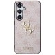 Guess 4G Big Metal Logo Case for Samsung Galaxy S24 Pink