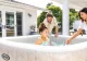 Intex 28472 Inflatable Hot Tub SPA, 6-Person, 196x71 cm