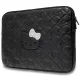 Hello Kitty Zip PU Quilted Bows Sleeve Case for 14\" Laptop, Black