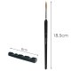 Maaleo Art Paint Brush Set with Stand, 11 Pcs, Black