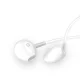 Dudao in-ear wired mini jack 3.5mm headset white (X10S white)