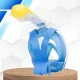 Bakalu Full Face Snorkeling Mask S/M, White/Blue