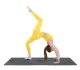 4Fizjo 1185 PU Rubber Yoga Mat 4 mm, Black