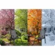Sofotel So-981 Garden Furniture Set, Round Table and 2 Chairs