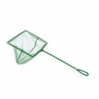 Aquarium Fish Net 7.5x32 cm with Fine Mesh for Catching Fish, green