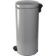 Brabantia NewIcon Pedal Bin, 30L, Soft Grey
